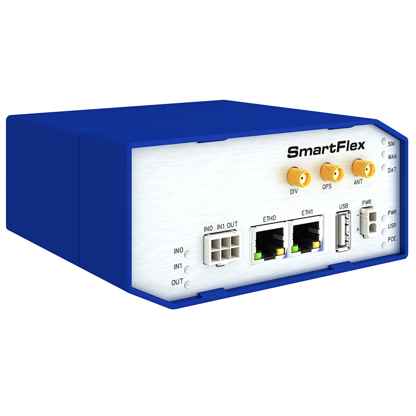 SmartFlex, EMEA/LATAM/APAC, 2x Ethernet, Plastic, EU Accessories